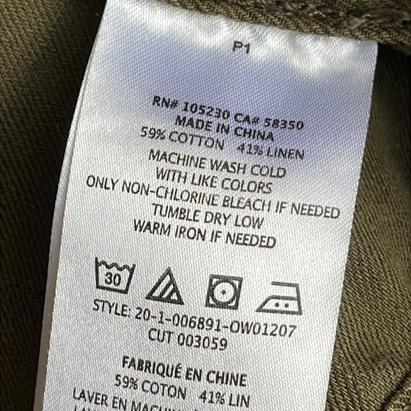 Current/Elliott Green The Reny Infantry Jacket - Picture 8 of 9